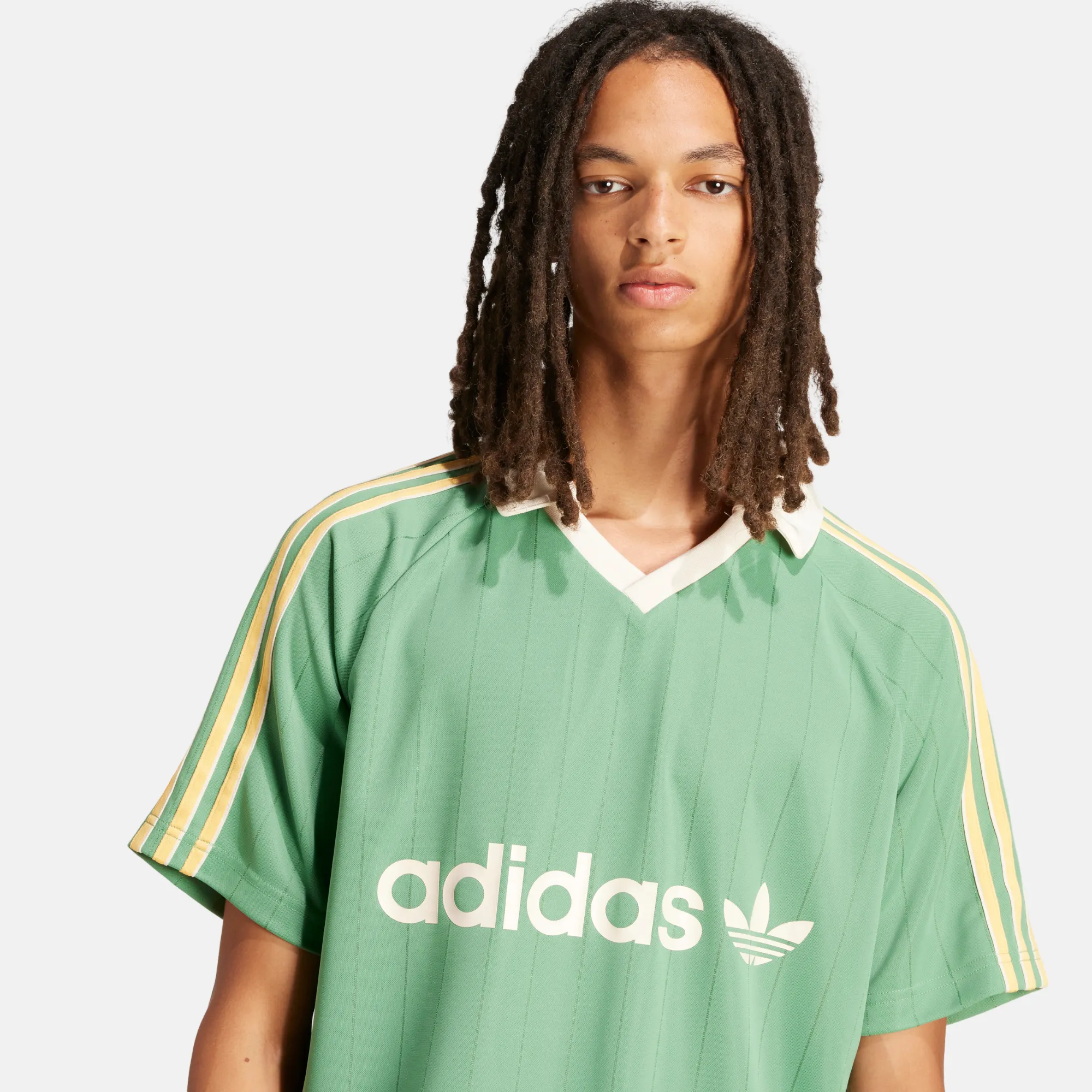 Adidas Preloved Green Pinstripe Jersey