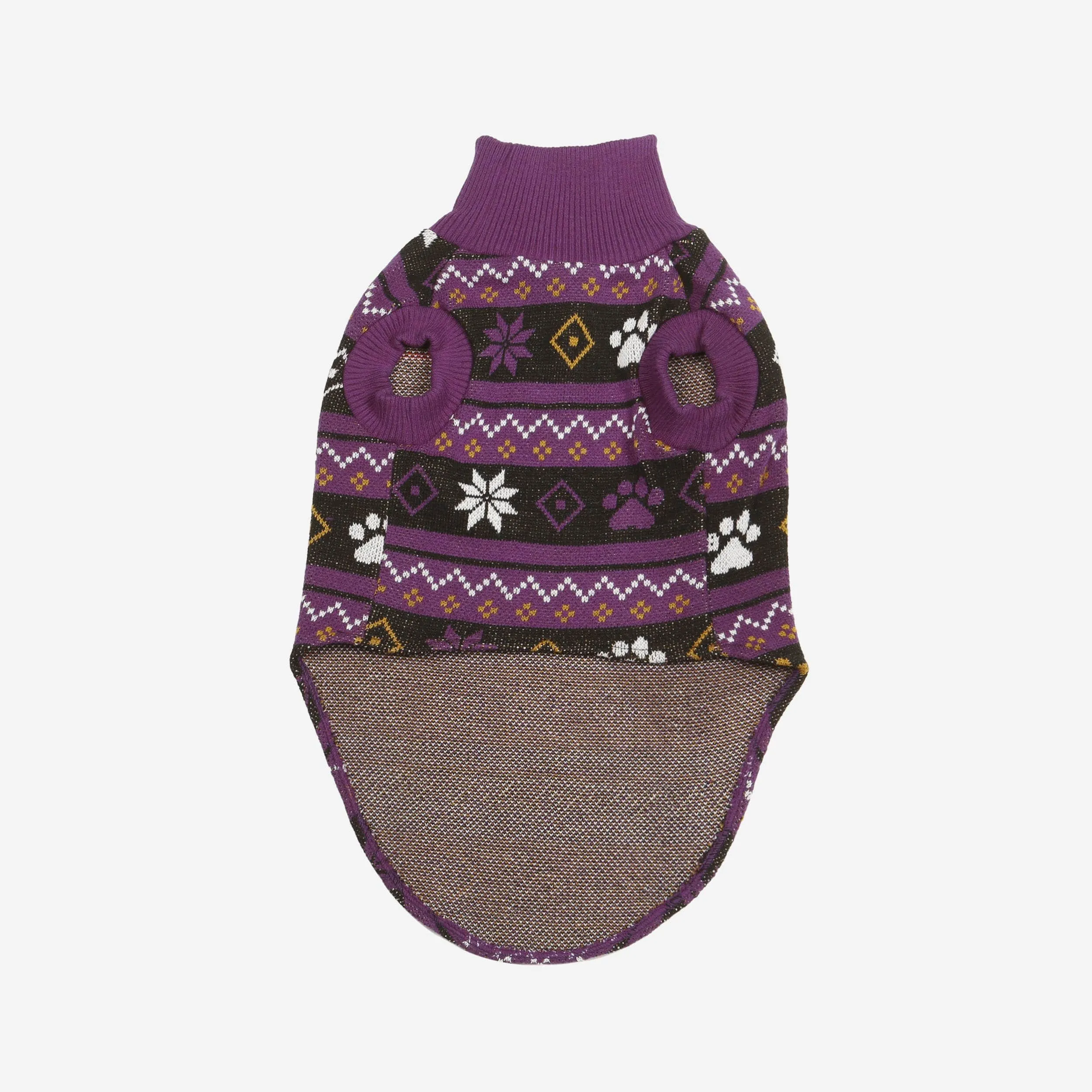 Baltimore Ravens Knitted Holiday Dog Sweater