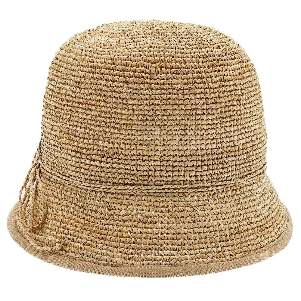 Bella - Walrus Hats Raffia Cloche Hat - H7015