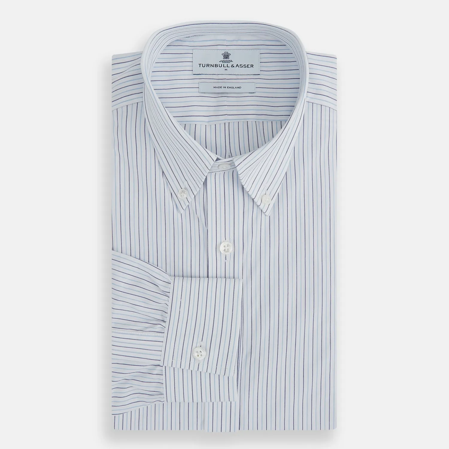 Blue Double Pinstripe Richmond Shirt