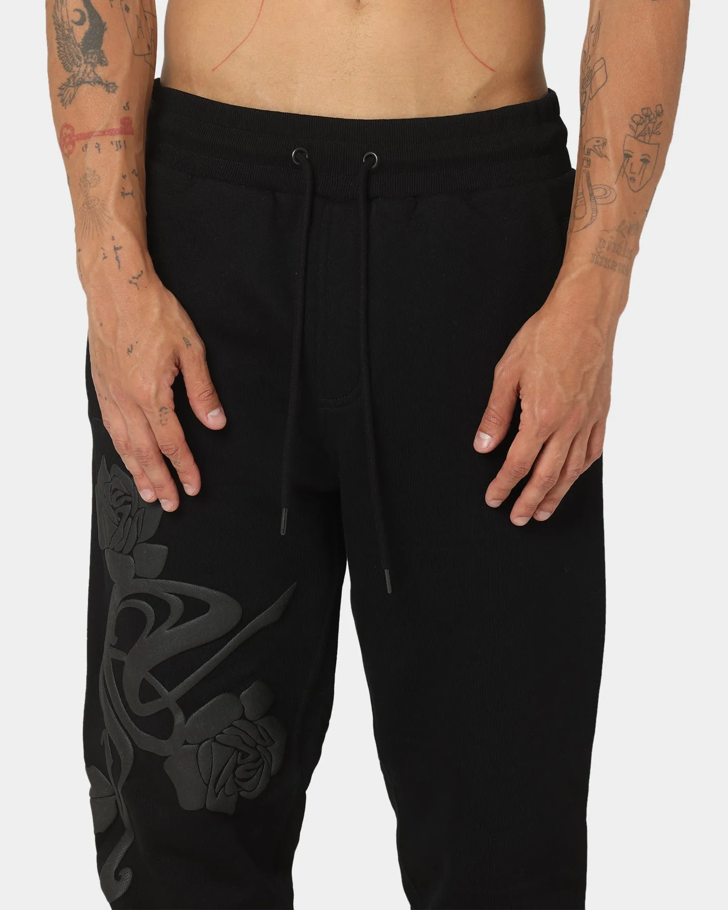 Carre Tourbillion Sweat Pants Black