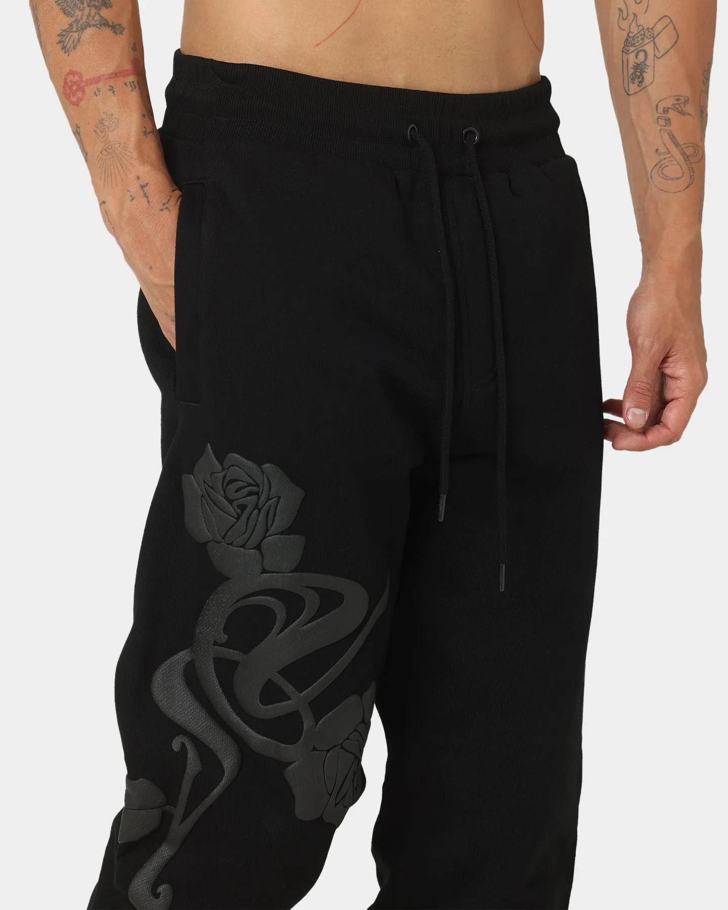 Carre Tourbillion Sweat Pants Black