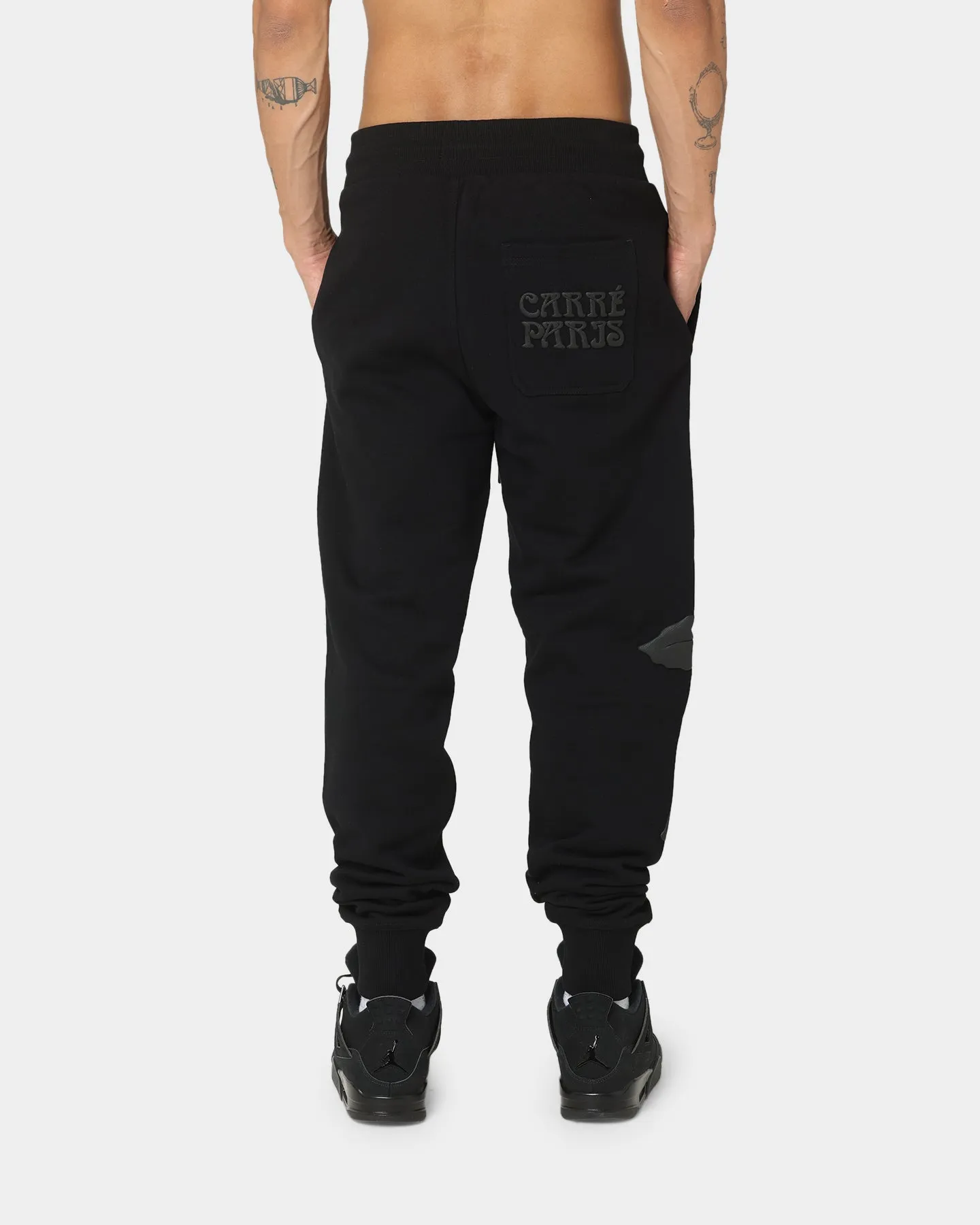 Carre Tourbillion Sweat Pants Black