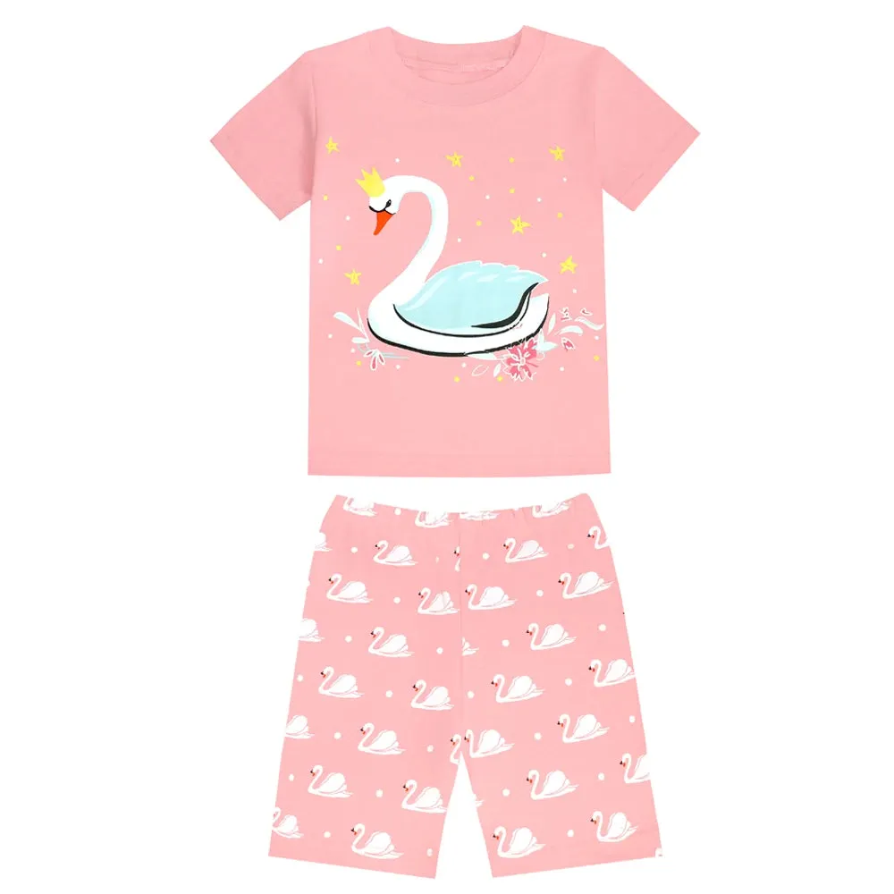 Child Boy Pajamas Set Kids Toddler 1 2 3 4 5 6 7 8 Years Summer Clothes Cute Cotton Pyjama 2 Piece Night Suit for Boys Outfits