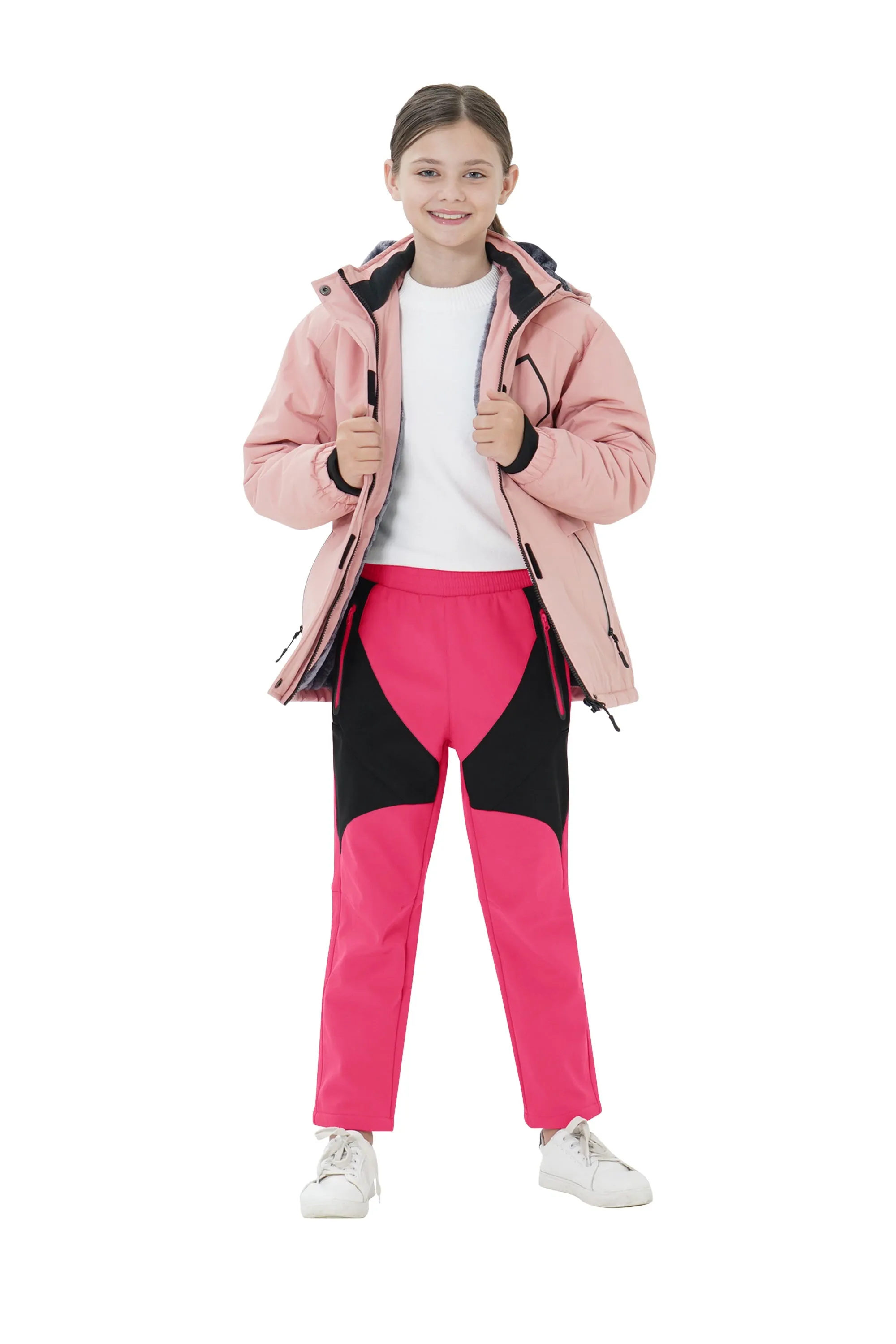 Children's winter outdoor warm trousers