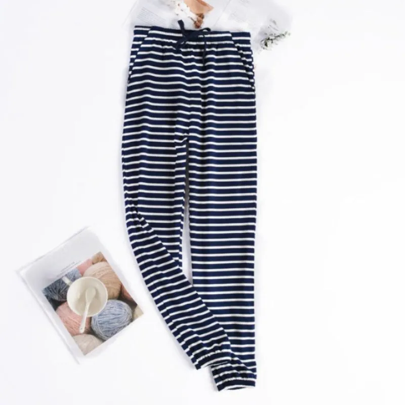 Cotton Pajamas Long Lounge Plus Size