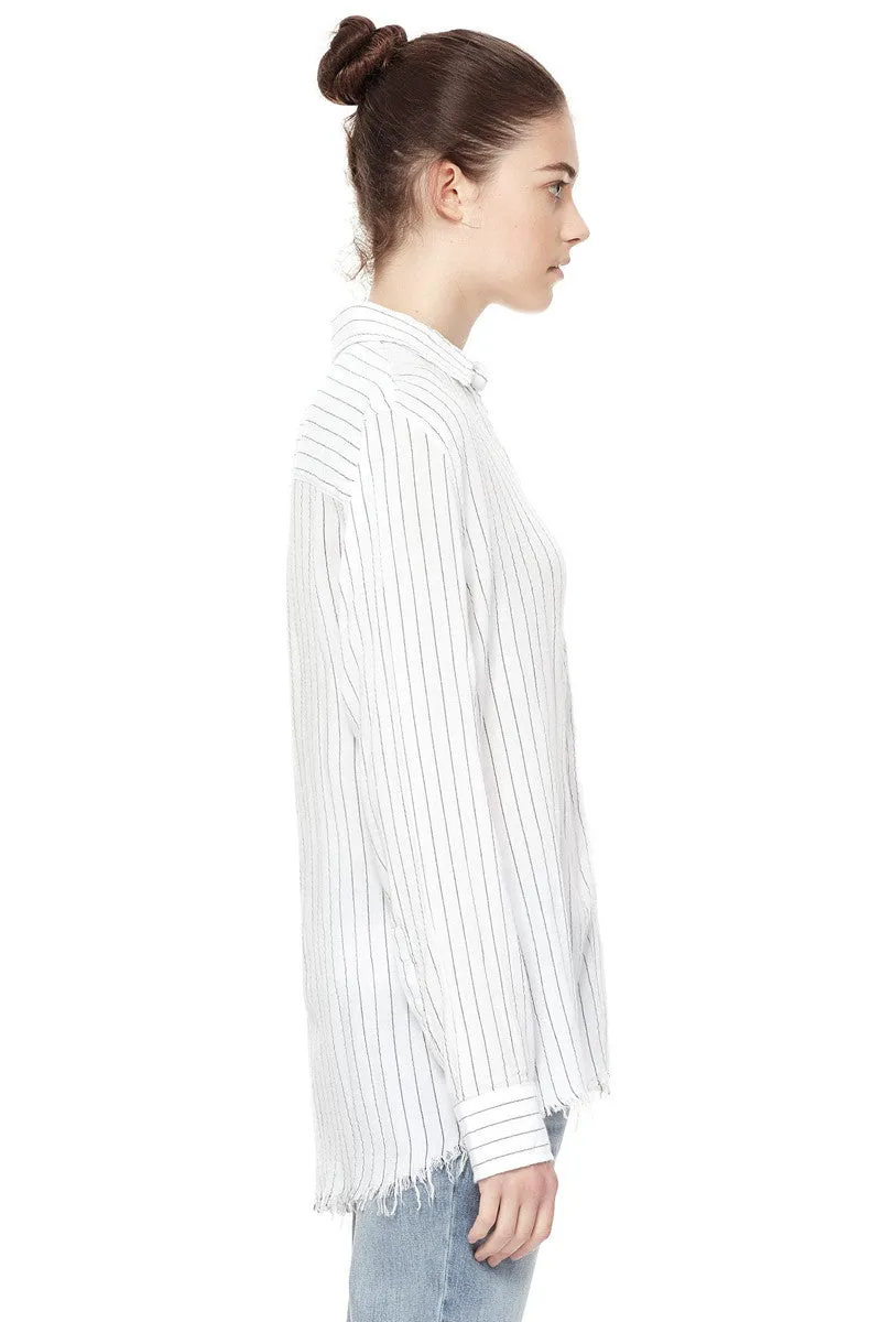 Deconstructed Shirt - Pinstripe