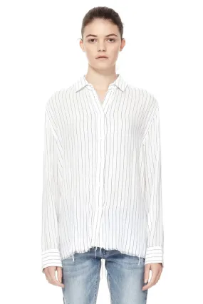 Deconstructed Shirt - Pinstripe