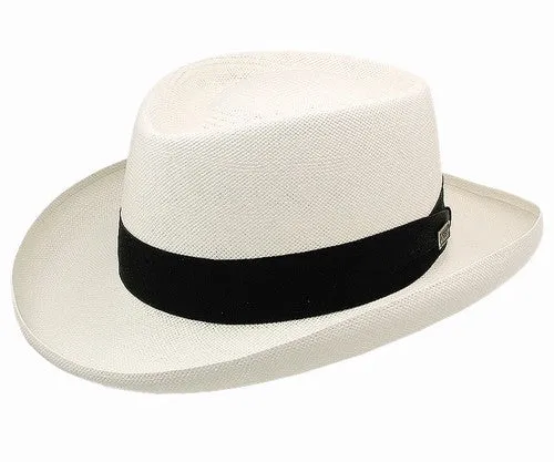 Dobbs Shantung Basino Godfather Straw Hat