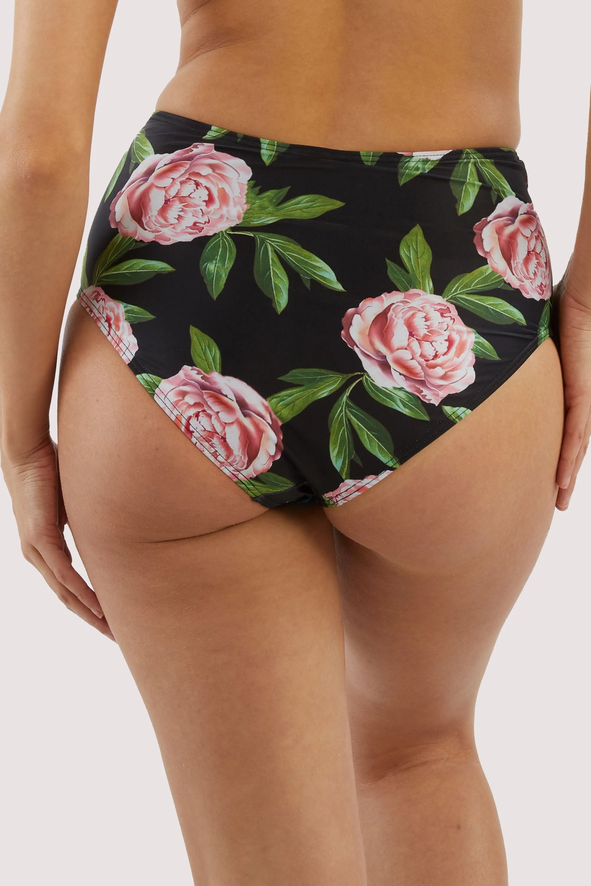 Eco Claudette Roses High Waisted Bikini Brief