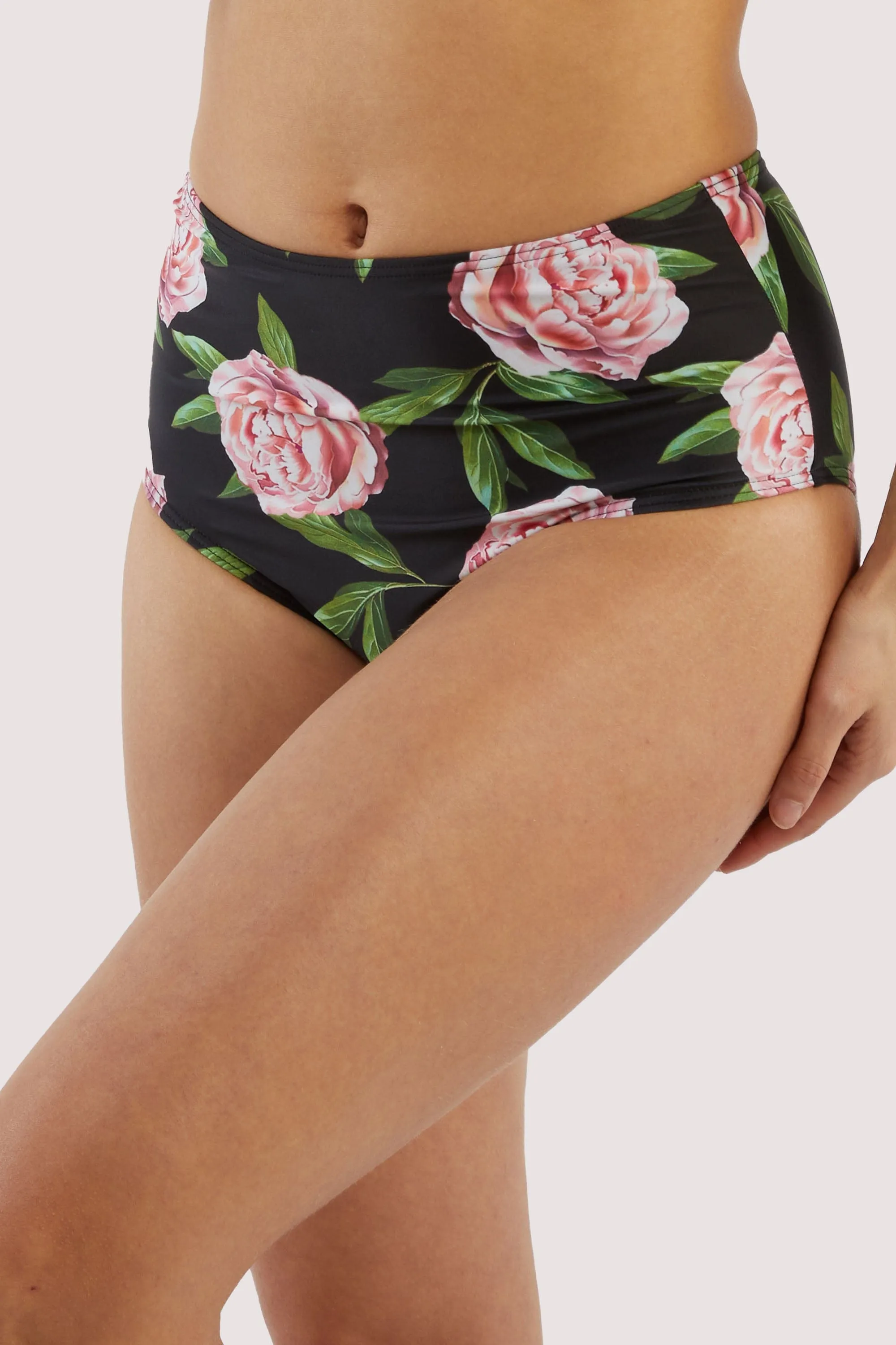 Eco Claudette Roses High Waisted Bikini Brief