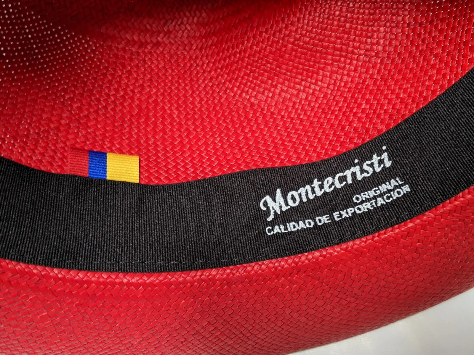 Fedora 7 3/8 (60) - Red (Montecristi Panama) #20-141