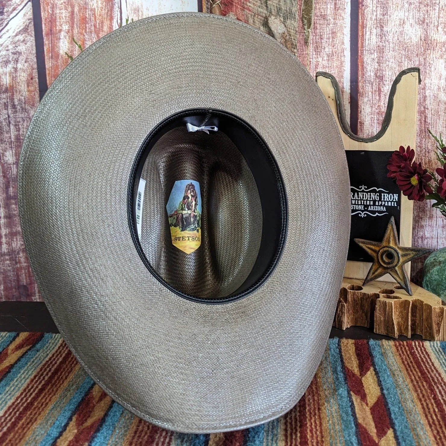 Gray Straw Hat the "Kenton" by Stetson   SSKNTN-304253