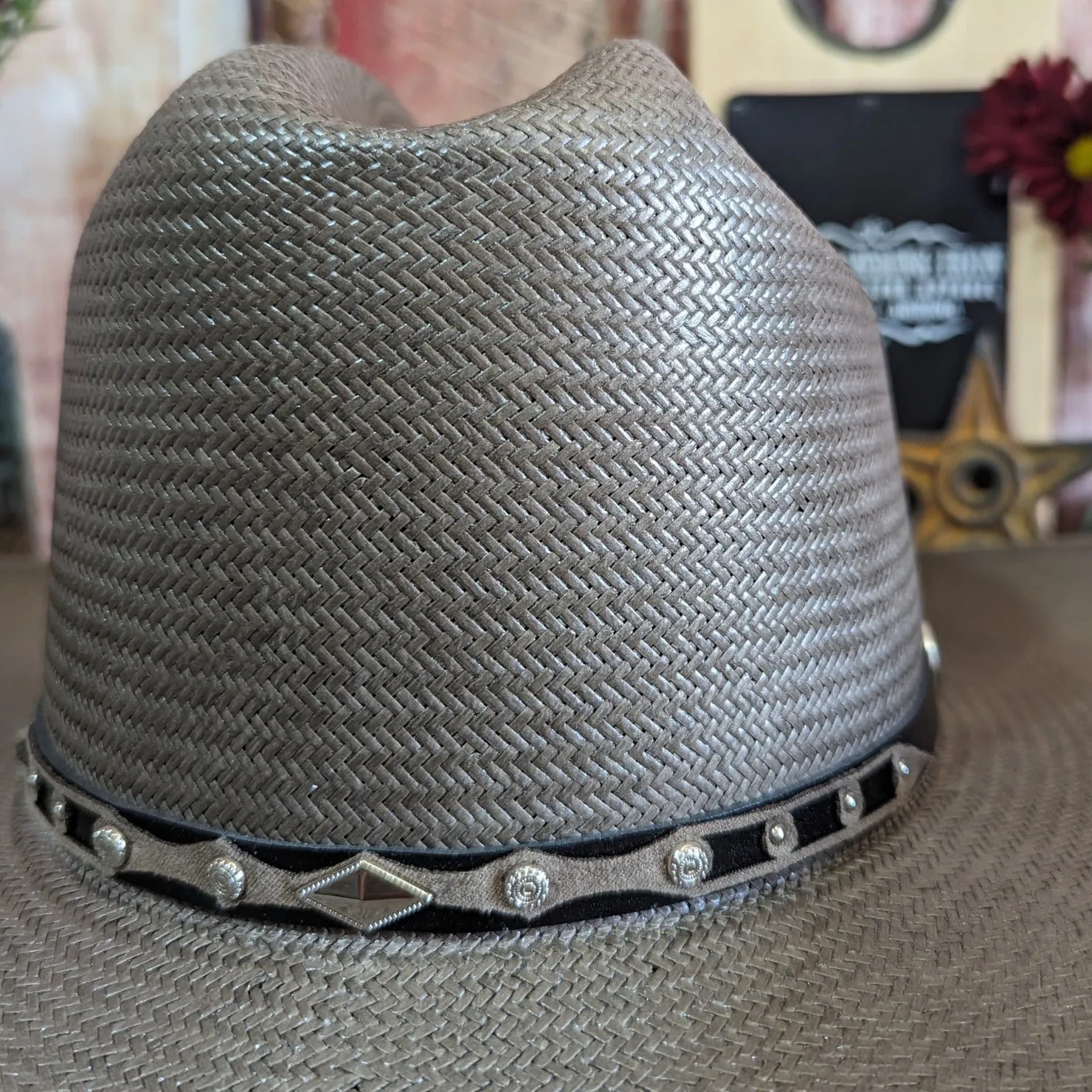 Gray Straw Hat the "Kenton" by Stetson   SSKNTN-304253