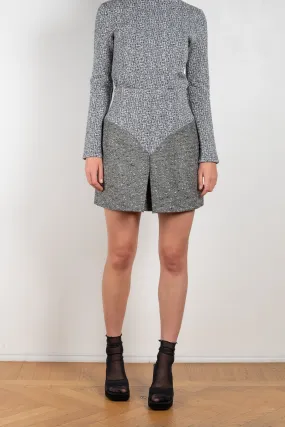 Grey Wool Skirt