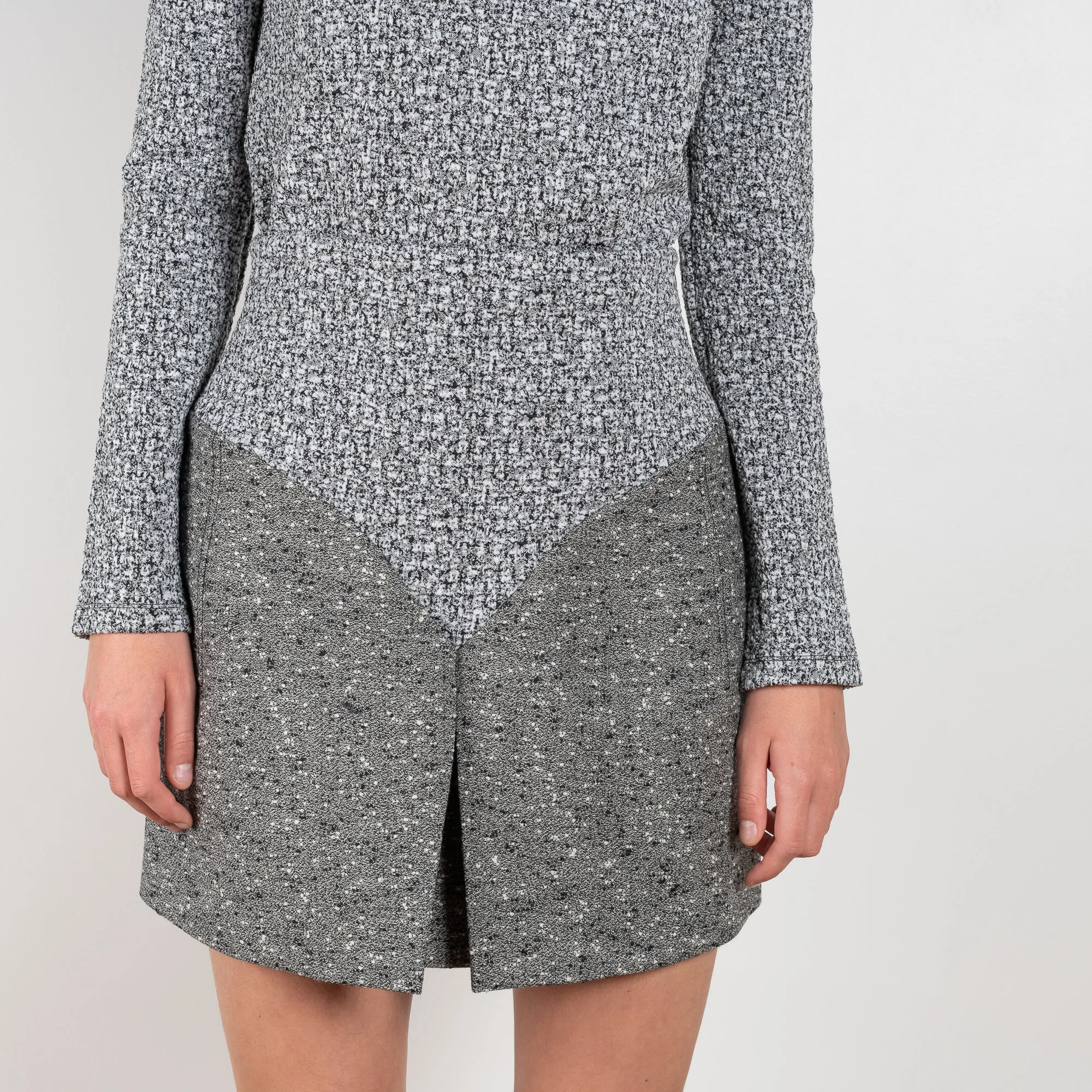 Grey Wool Skirt