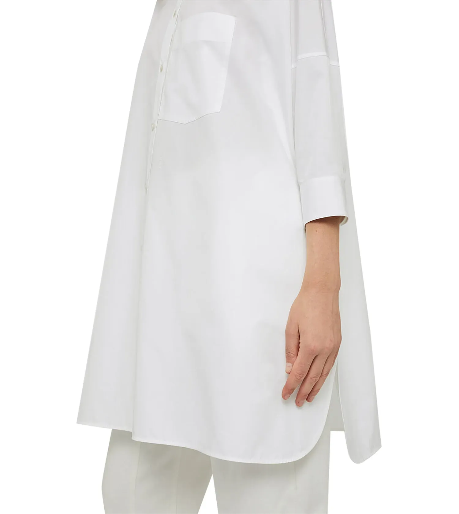 JIL SANDER Organic Cotton Poplin Sunday Shirt