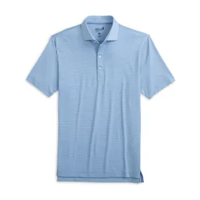 Johnnie-O Lyndon Prep-Formance Pinestripe Polo Shirt - Galaxy