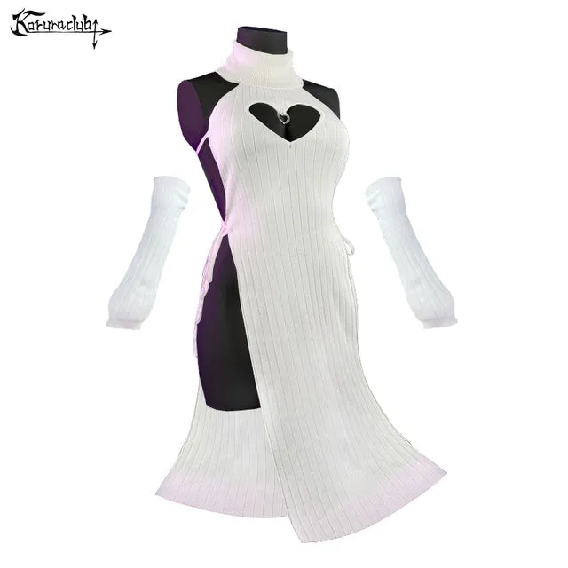 KORURACLUB-Plus Size Heart-Shaped Cheongsam KO59