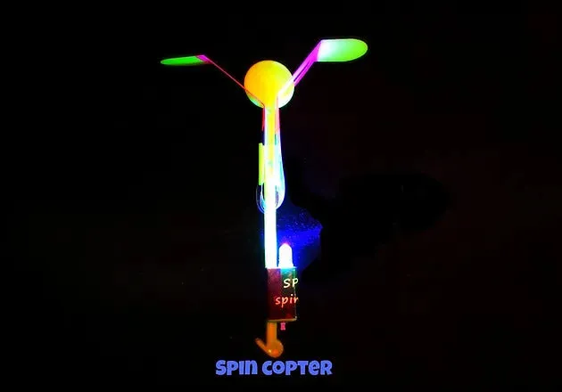 LED Slingshot Spin Copter Helicopter