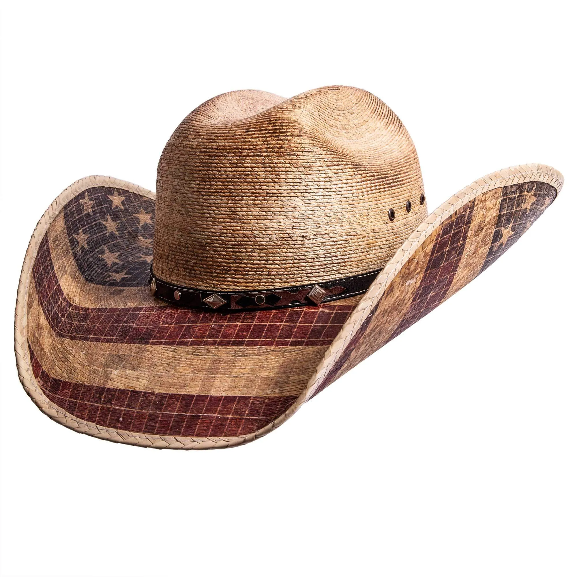 Liberty - Straw Cowboy Hat: MD / Natural