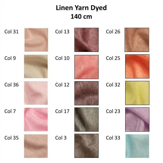 Linen Yarn Dyed