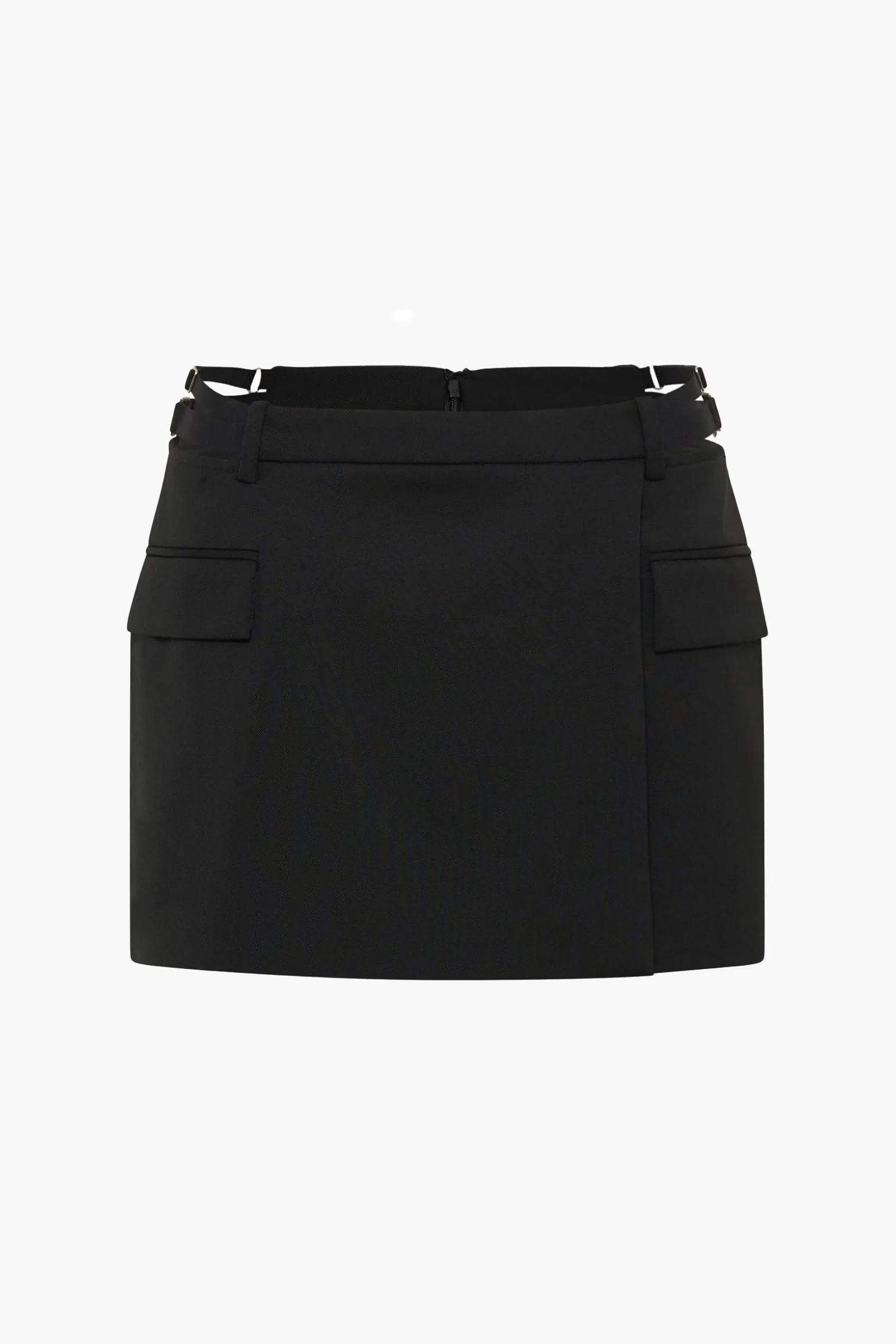 LINGERIE WOOL MINI SKIRT