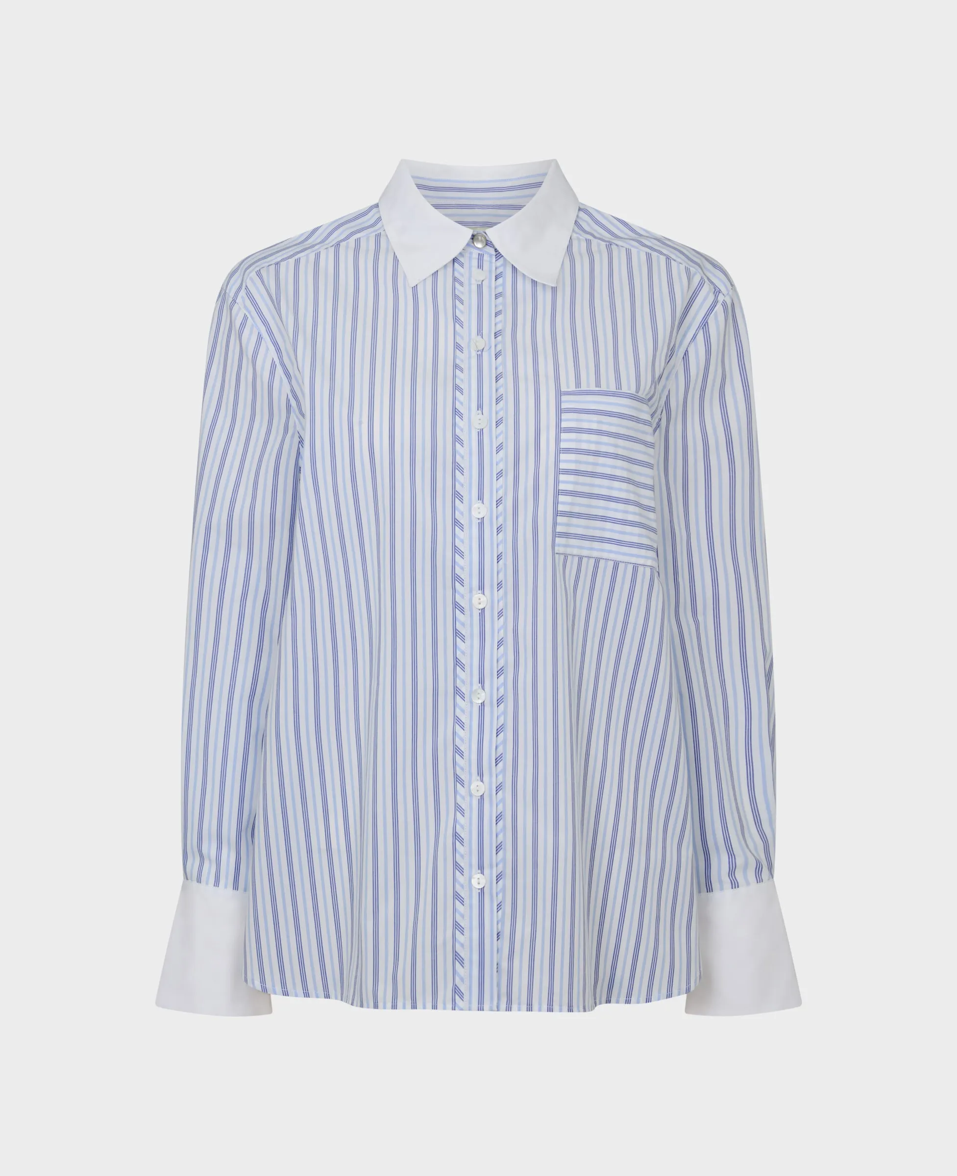 Longsleeve Pinstripe Cotton Shirt