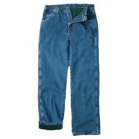 Men's Rugged Wear Fleeced Lined Jeans 35002