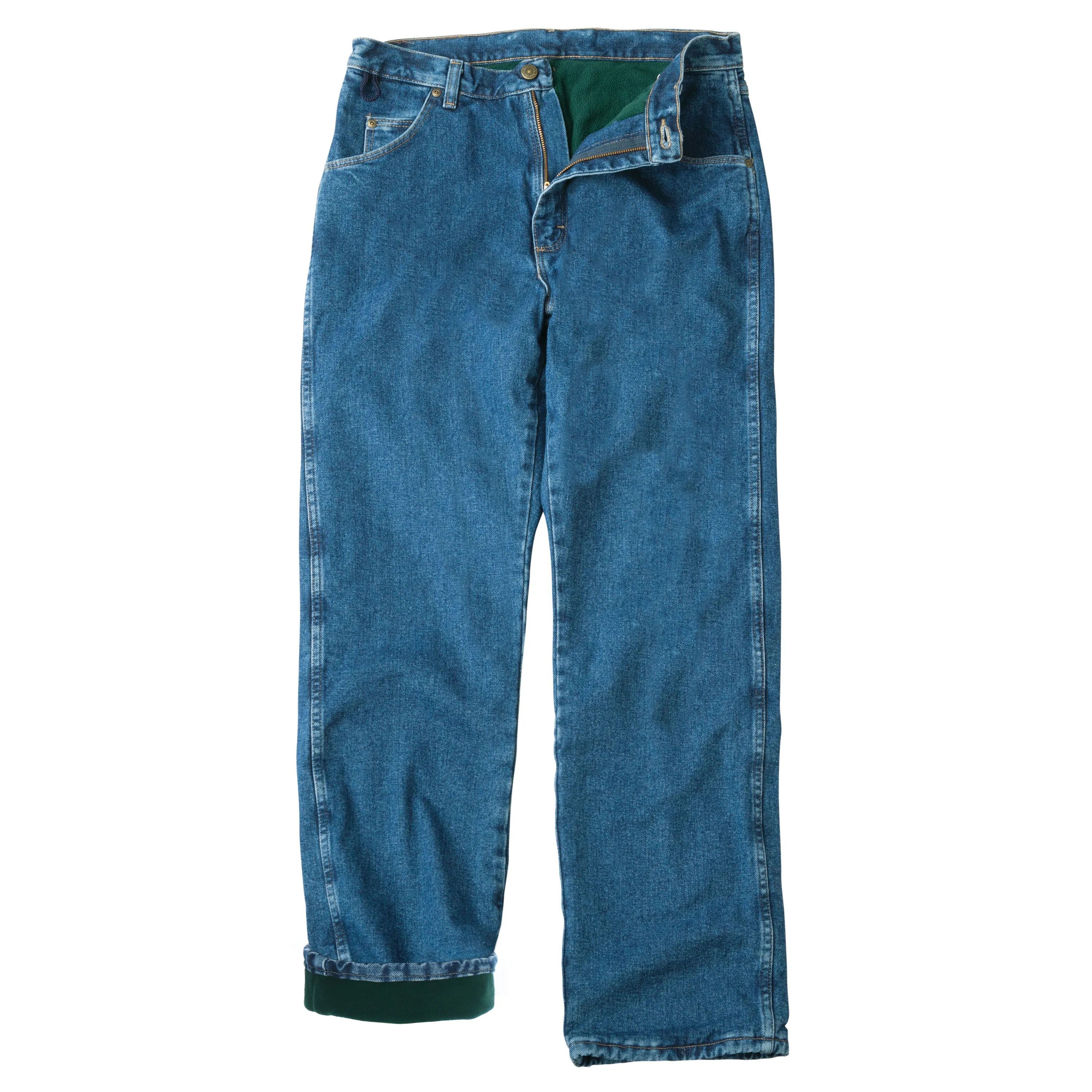 Men's Rugged Wear Fleeced Lined Jeans 35002