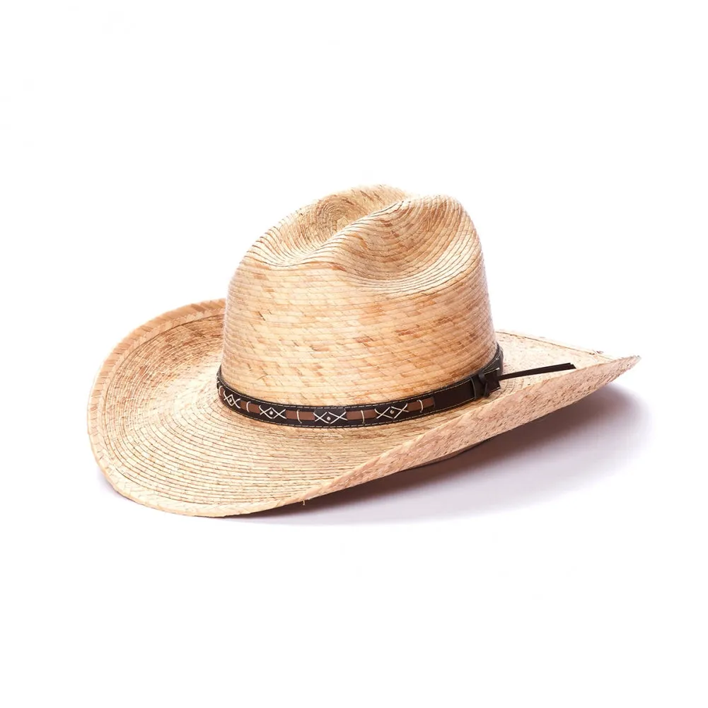 Mexican Palm Leaf Cowboy Hat - Toast - MX-950