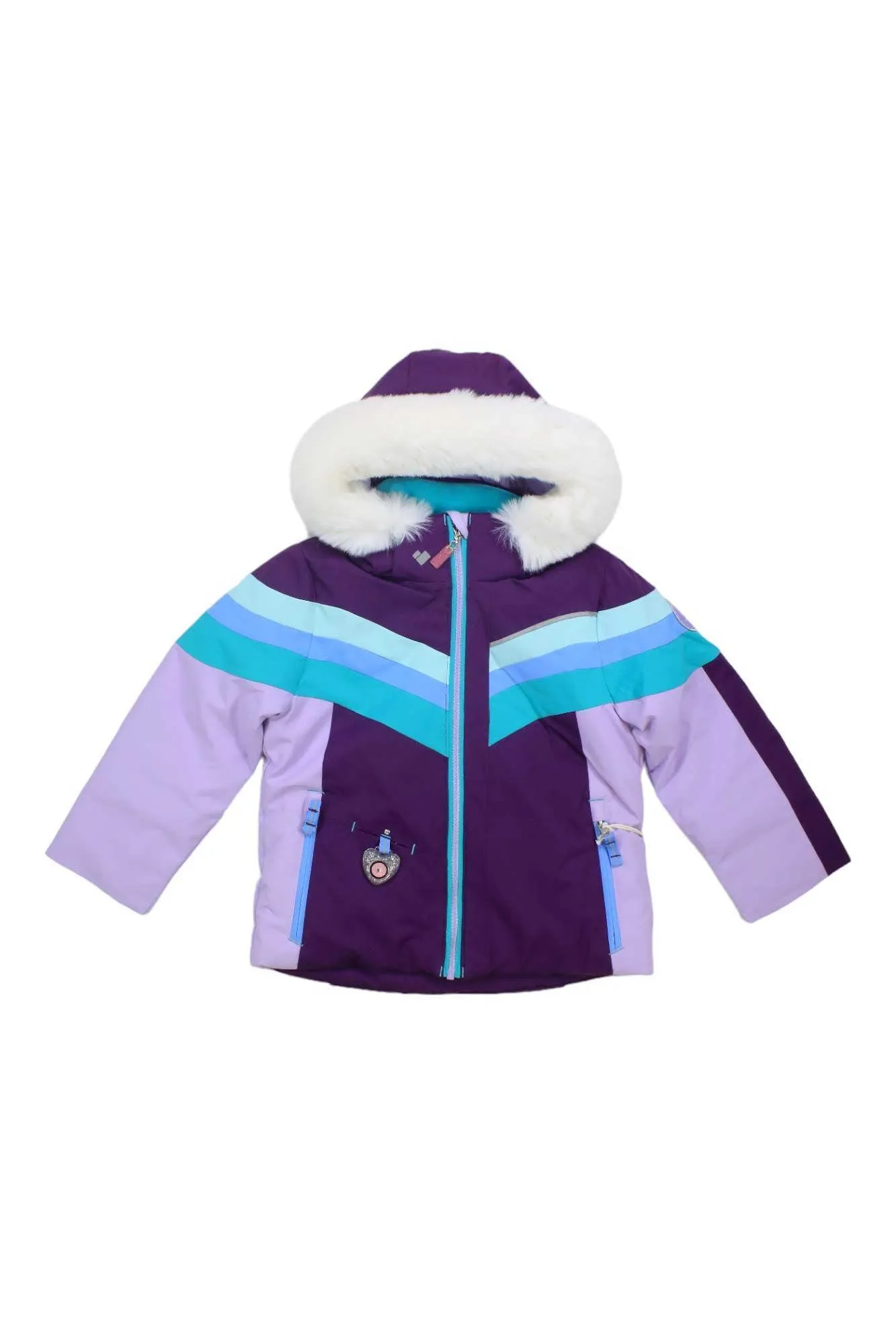 Obermeyer Girls' Cara Mia Jacket with Faux Fur