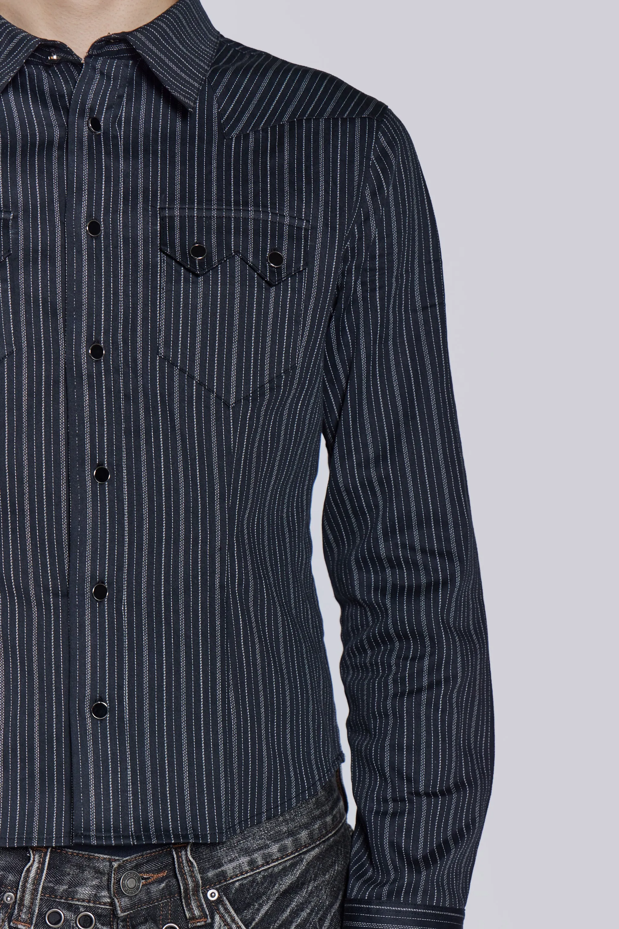 Pinstripe Bronco Shirt