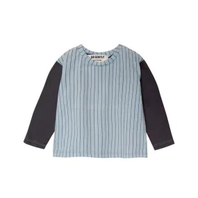 Pinstripe Colorblock Tee