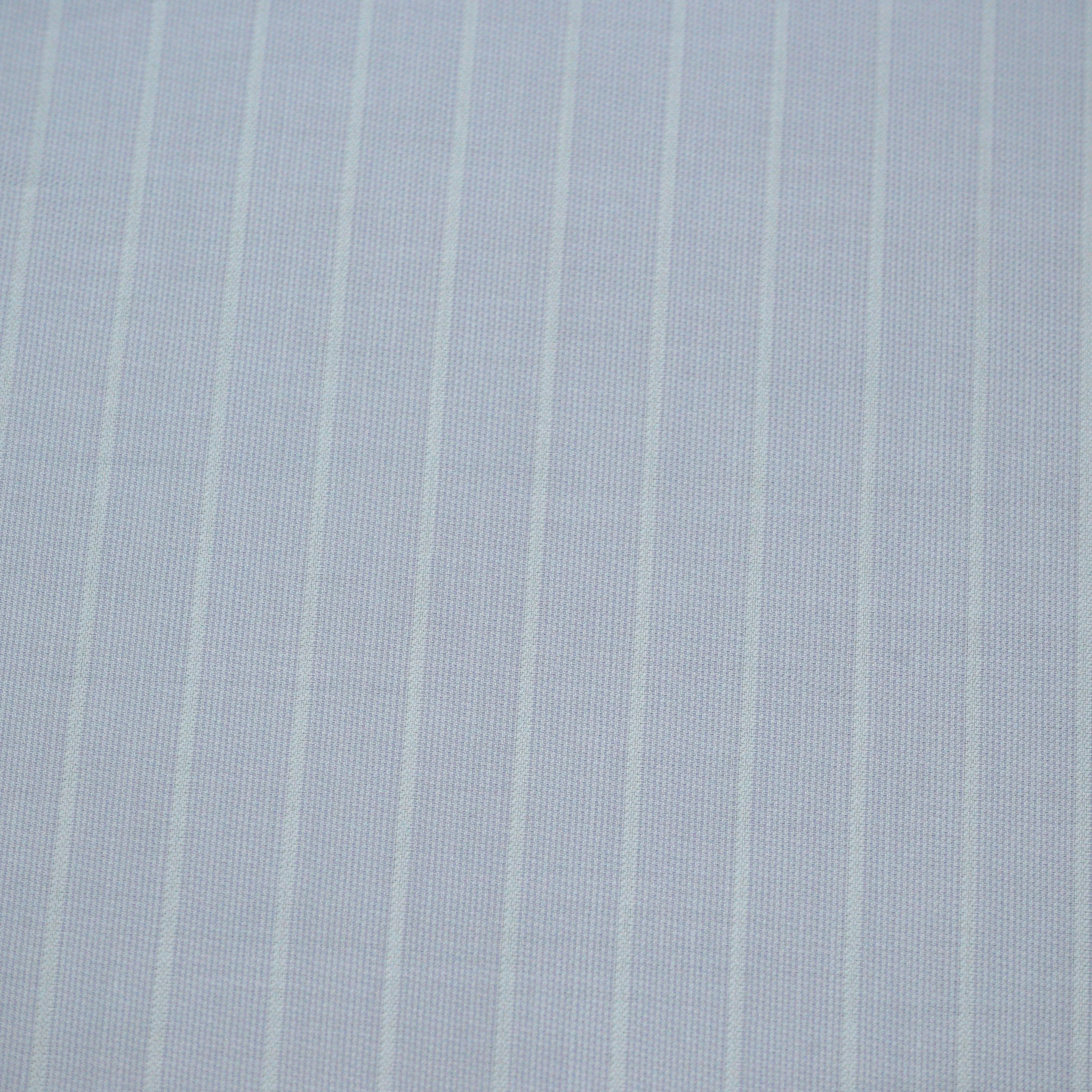 Pinstripe Weave Italian Cotton Shirt Fabric