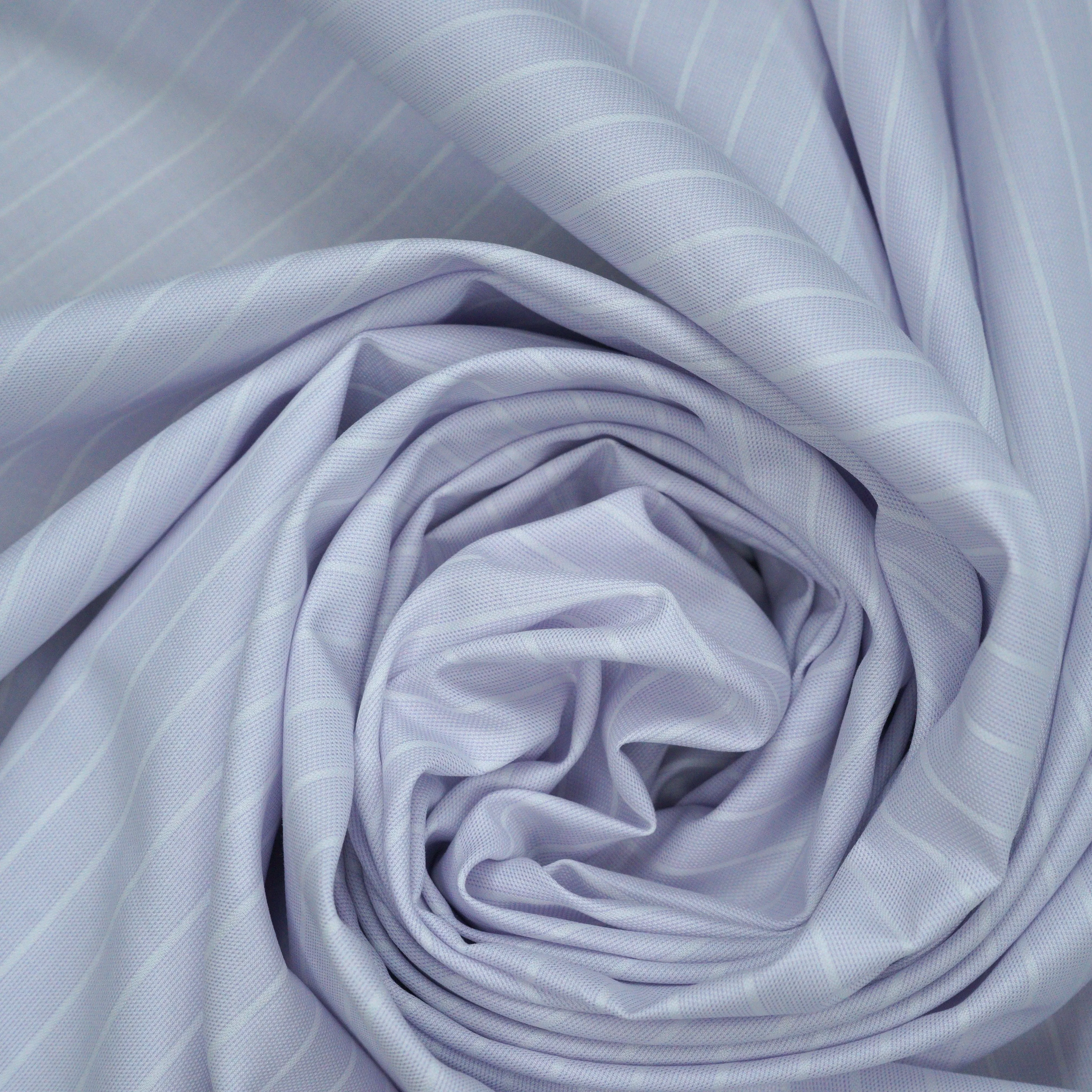 Pinstripe Weave Italian Cotton Shirt Fabric