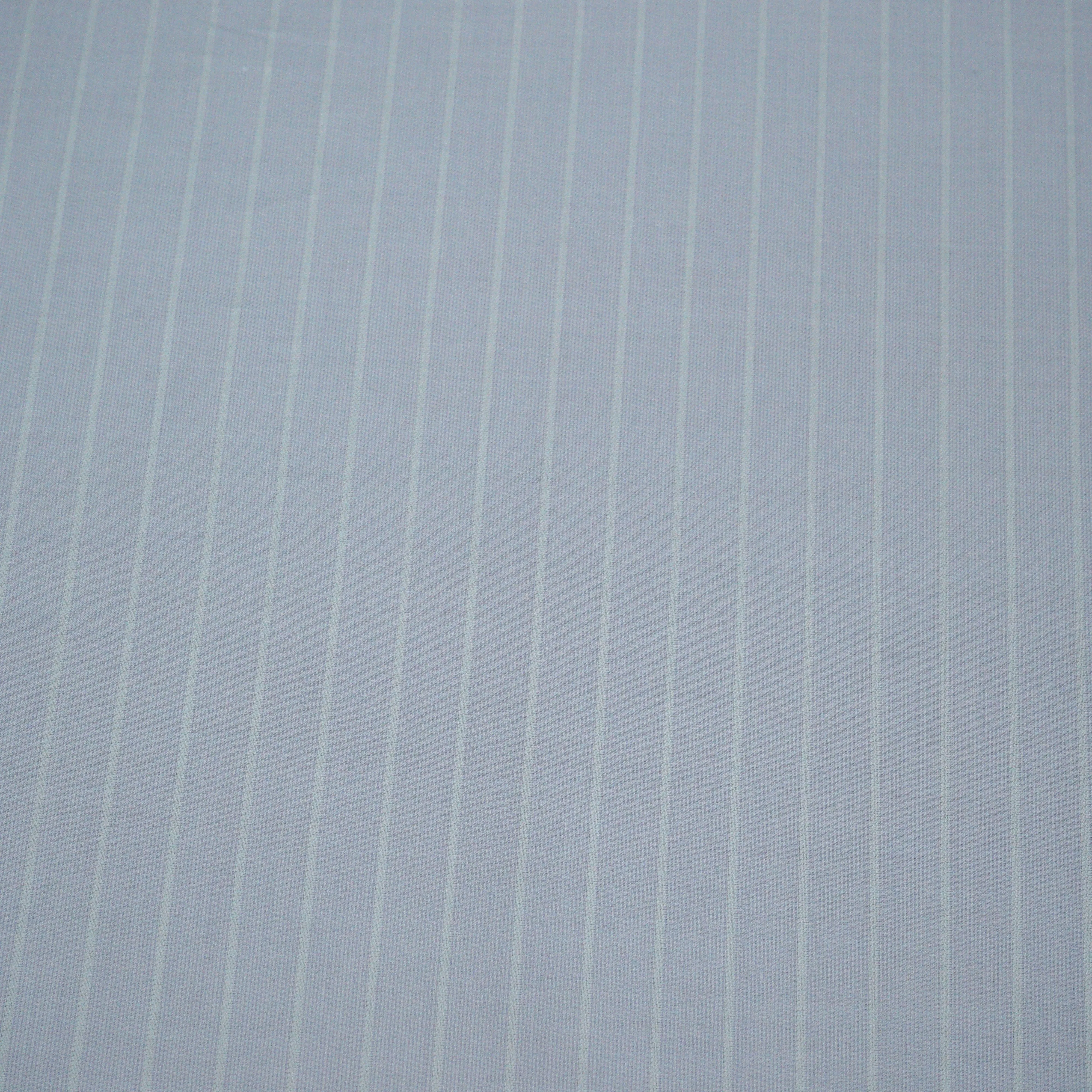 Pinstripe Weave Italian Cotton Shirt Fabric