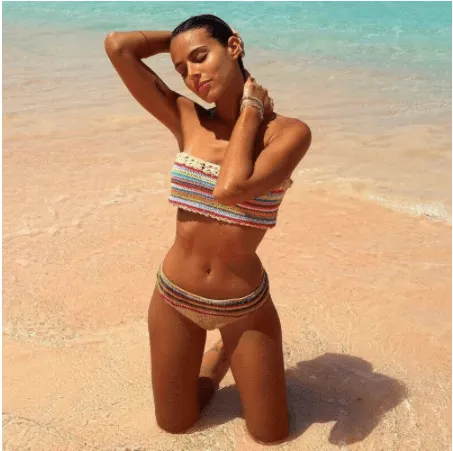 Rainbow Crochet Bikini Bottom