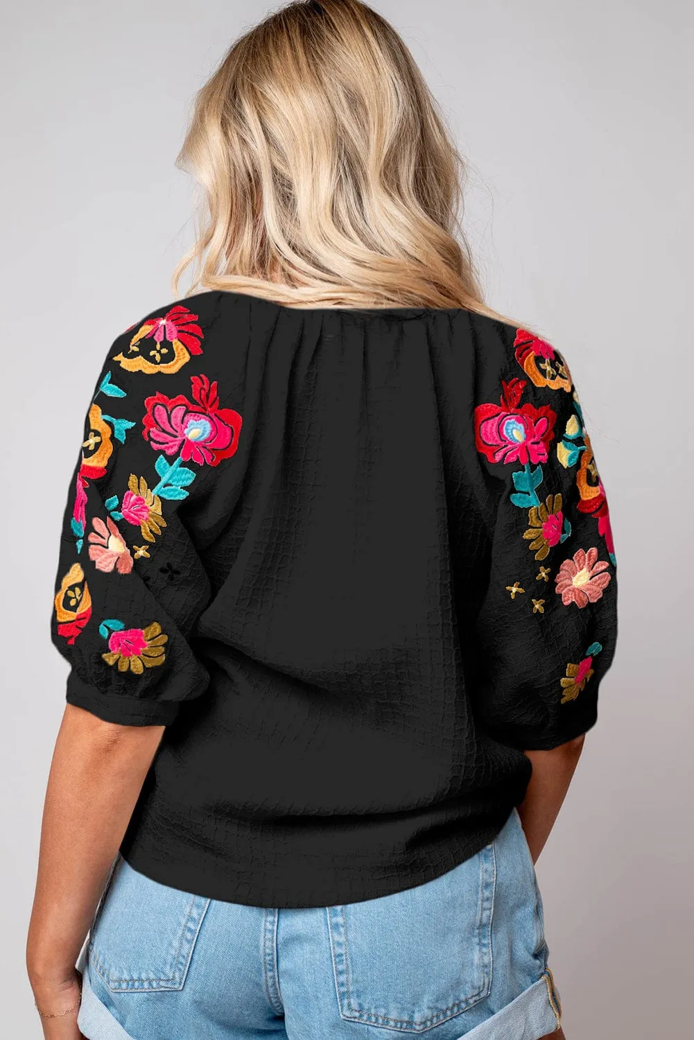 SALE - Waverly Embroidered Blouse | Size Small