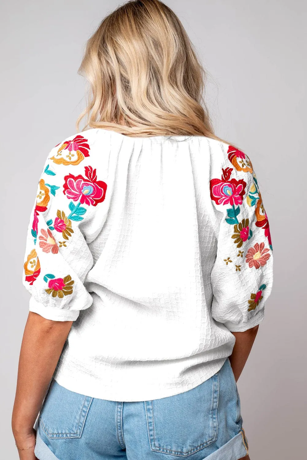 SALE - Waverly Embroidered Blouse | Size Small