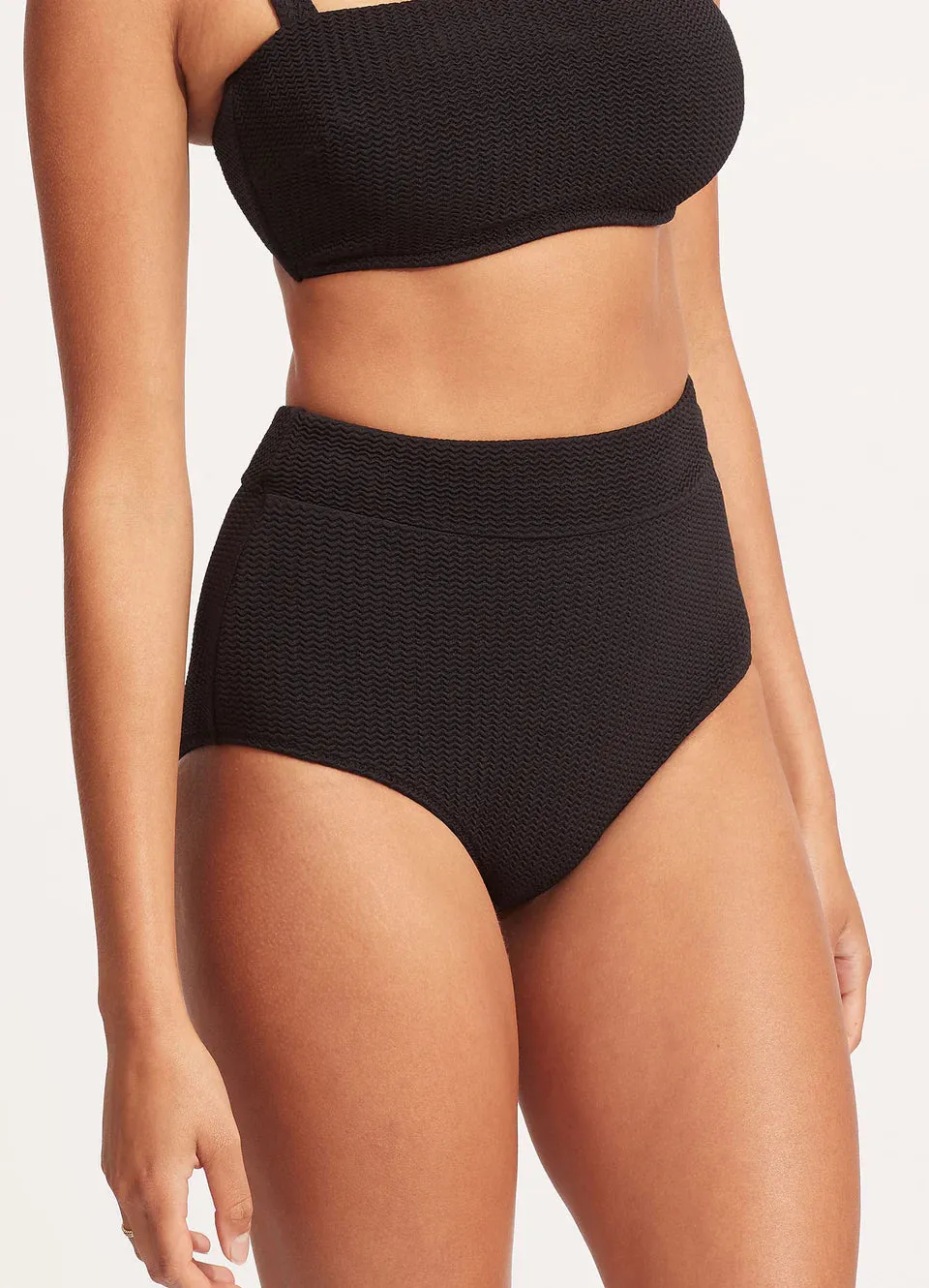 Seafolly Sea Dive High Waisted Pant Black