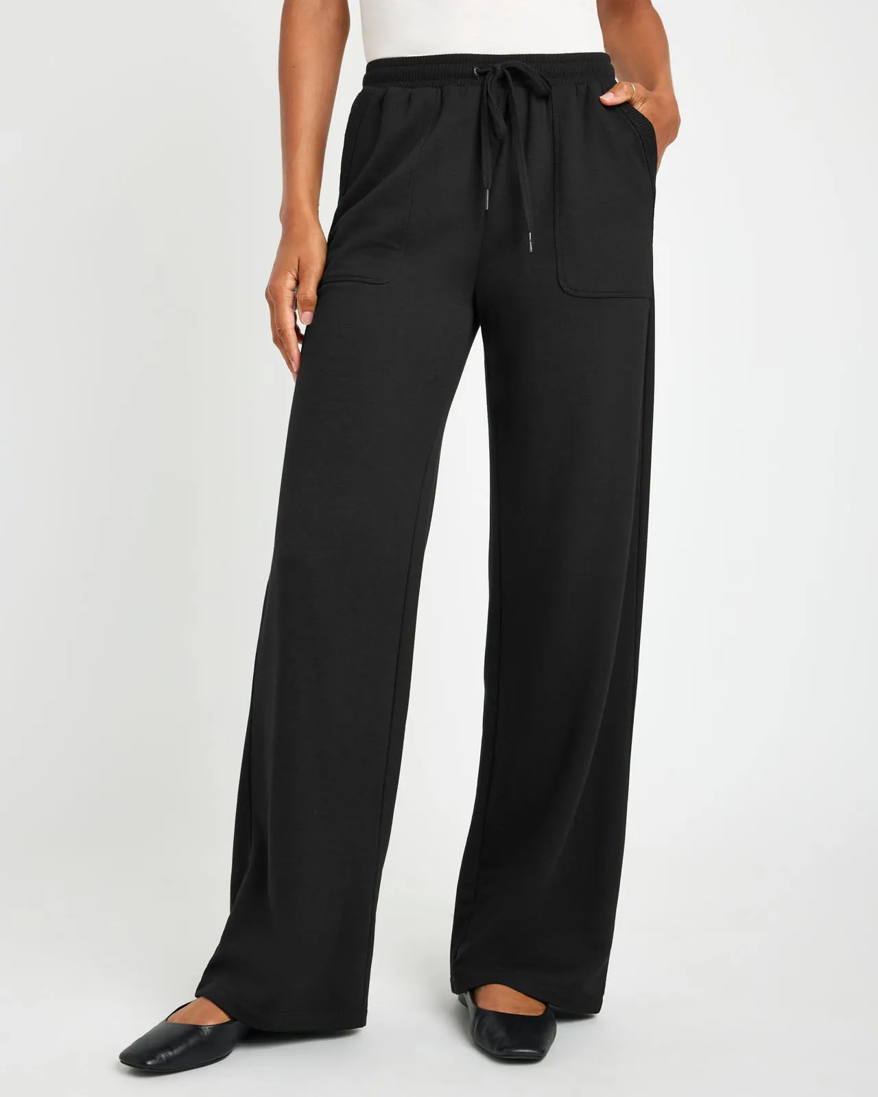 Soft Fleece Plush Wide Leg Pant