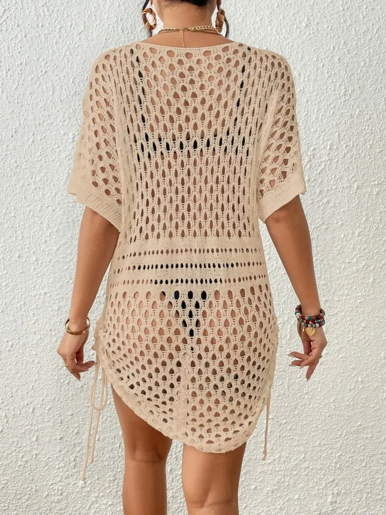 Swimsuit White Crochet Cover Up