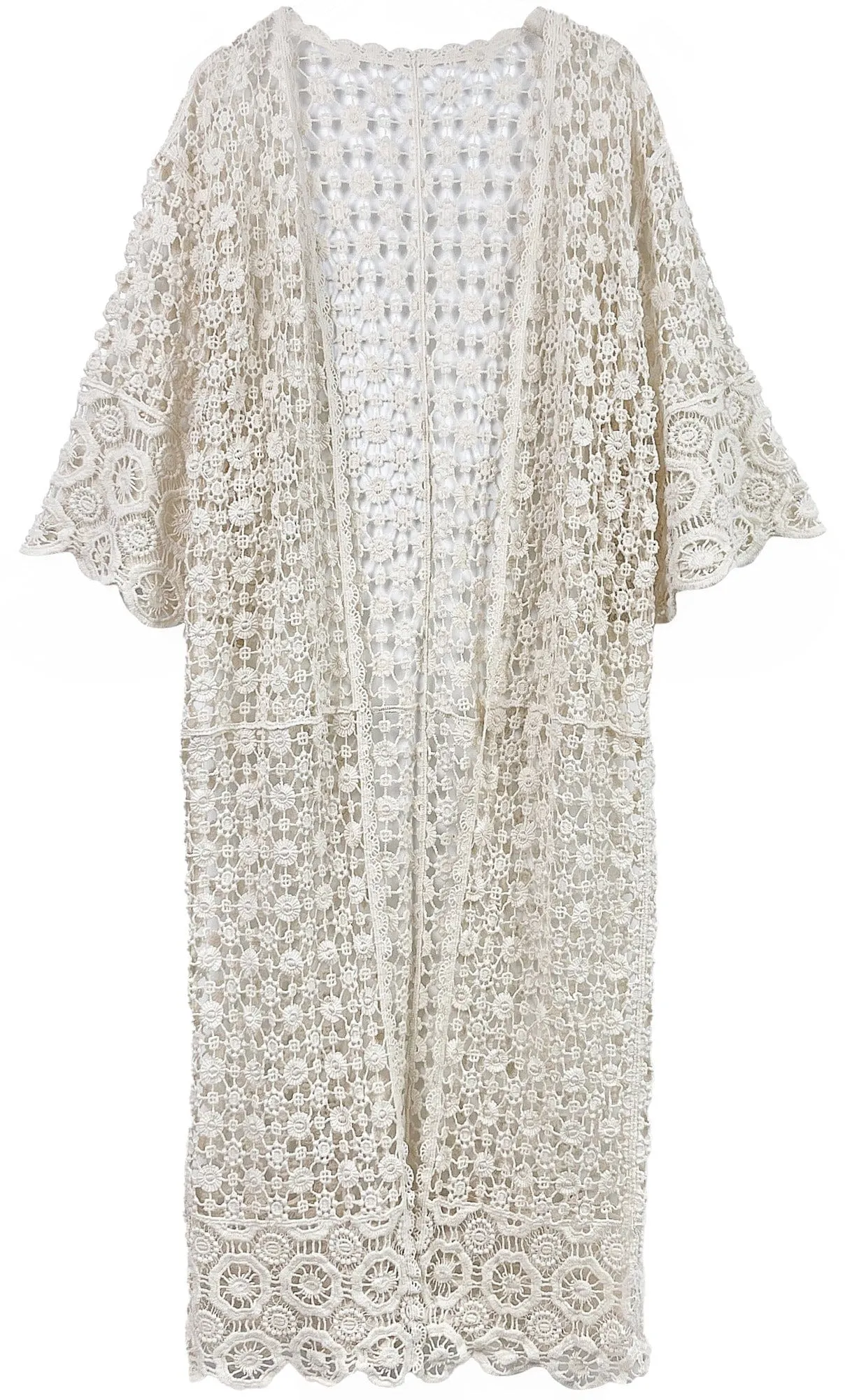 WLC310155 Belinda Crochet Kimono